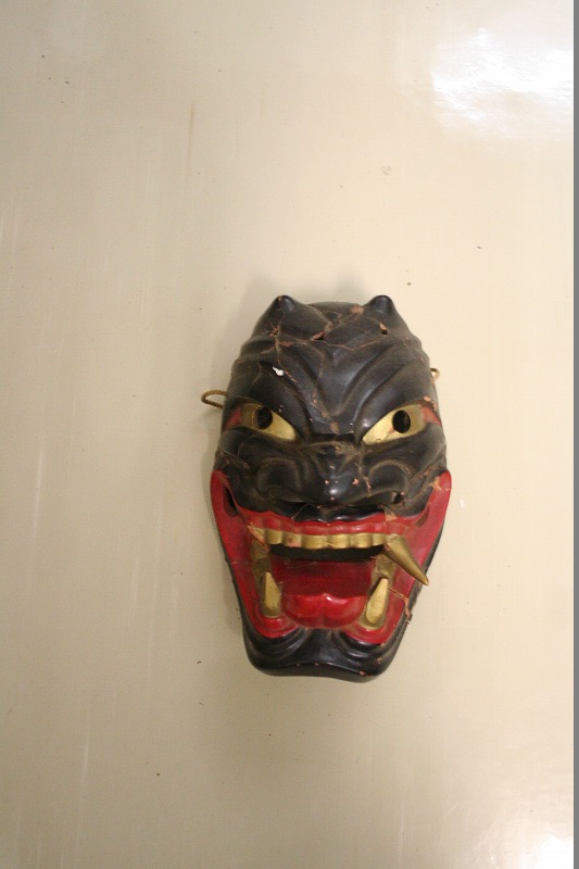 神楽面（黒鬼） » 厚岸町海事記念館