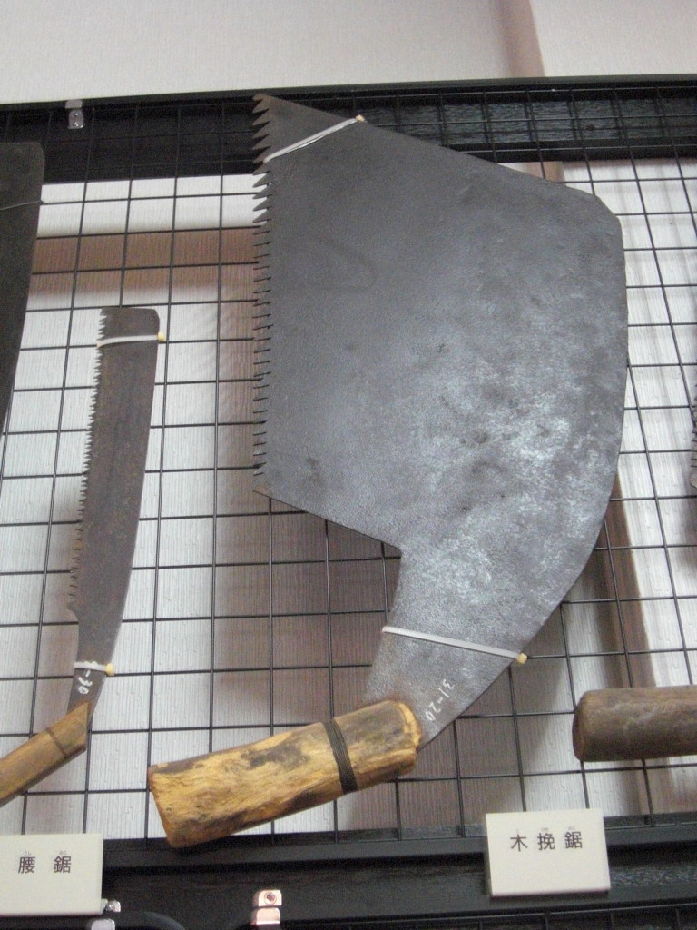 木挽ノコギリ　大工道具　古民具　古道具　骨董　引き取り限定 木挽ノコギリ 大工道具 古民具 古道具 骨董 引き取り限定